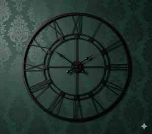 Horloge murale rétro antique avec affichage numérique, design décoratif élégant pour la maison, le salon, la chambre et les murs du bureau - Product Image 5