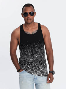 Customized Logo Men's <b>Sleeveless</b> Tank <b>Top</b> Athletic Gym Fitness Workout Running Sports Plus Size Cotton Mesh Material Print - Product Image 2