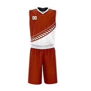 Top Tendance Logo personnalisé 100% polyester Ensemble d'uniformes de basket-ball Vêtements de sport respirants quantité minimale de commande bas Grande taille OEM disponible - Product Image 1