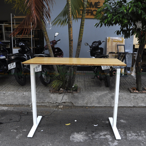 FlexiBamboo FB002 Height Adjustable <b>Table</b> 120x60cm <b>Bamboo</b> Material - Product Image 1