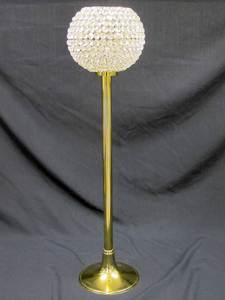 Élégant centre de table Votive en cristal et or Décoration de mariage Événements et restaurants Hôtels Caffey Conception de table la plus récente - Product Image 6