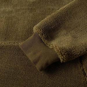 OEM Custom Logo Design Half Zipper Long Sleeve <b>Men's</b> Clothing <b>Hoodies</b> Sweatshirts Solid Pattern Color <b>Sherpa</b> Fleece <b>Men</b> <b>Hoodies</b> - Product Image 6