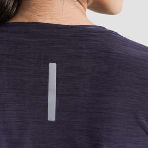 T-shirt de sport respirant Aero Wave Charcoal Tee - Product Image 6