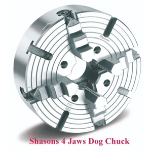 Mandrin à quatre mâchoires de qualité industrielle, à grand alésage, construction en acier de précision, accessoire de tour - Product Image 2