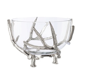 ชามโลหะตกแต่งบนโต๊ะทำด้วยมือหรูหราทันสมัยสำหรับบ้านที่เสิร์ฟอาหารชามขัดมัน - Product Image 2