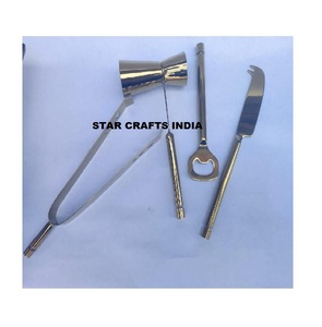 Ensembles de couverts conçus spécifiquement pour les repas en plein air et les barbecues Poignée de conception de noeud d'or Ensemble de couverts de qualité supérieure Style moderne - Product Image 2