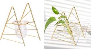 Creative Iron Floral Arrangement Vase Modern Abstract Design <b>Table</b> Decorative Ornaments Flower Floral <b>Decoration</b> - Product Image 4