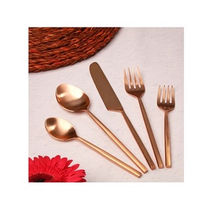 Couverts de luxe en métal royal réutilisables, plaqués or rose, plaqués pvd, cuillères, fourchettes et couteaux en or Offre Spéciale, ensemble de couverts en acier inoxydable, 304 - Product Image 2