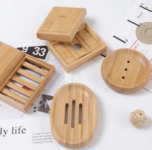 ที่วางจานสบู่ไม้ไผ่เป็นมิตรกับสิ่งแวดล้อมตามธรรมชาติ - Product Image 3