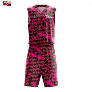 Uniforme de Baloncesto Reversible Transpirable Personalizado de Alta Calidad al por Mayor, Ropa de Entrenamiento para Adultos - Product Image 1