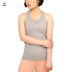 เสื้อกล้ามสั้นแขนกุดผู้หญิงสำหรับฤดูร้อนเสื้อครอปแห้งเร็วผ้าฝ้าย100% - Product Image 4