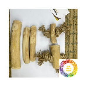 ไม้กาแฟของสุนัขไม้เคี้ยวของเล่นที่ทนทานตามธรรมชาติส่งเสริมนิสัยการเคี้ยวที่ดีต่อสุขภาพช่วยให้ฟันสะอาดและให้สัตว์เลี้ยงได้รับความบันเทิง - Product Image 1