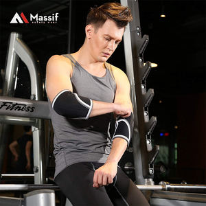 Levantamiento de pesas personalizado Levantamiento de pesas Compresión Neopreno 7Mm 5mm Codo Brace Manga - Product Image 4