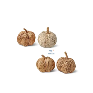 Venta al por mayor lindo fabricación algas marinas calabaza Halloween decoración del hogar cesta de almacenamiento hecho en Vietnam - Product Image 5