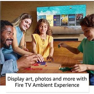 ทีวีสมาร์ท QLED 4K UHD ขนาด 75 นิ้ว พร้อมแพลตฟอร์ม Fire TV และตัวเครื่องสีดำ - Product Image 3