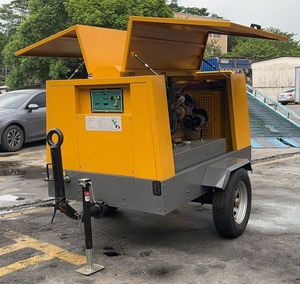 Compresor de Aire de Tornillo Amarillo de 45KW y 12 Bar, Unidad de Compresor Industrial de Accionamiento Directo Tipo Vibración para Suministro de Aire en Fábricas - Product Image 5
