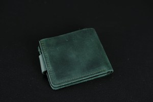 Hommes Vintage Véritable Crazy Horse Cuir Slim Short Bifold Wallets Handmade CHW-0032E - Product Image 3