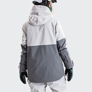 Chaqueta de Esquí Impermeable con Bloques de Color, Cortavientos, Térmica, Anorak para Snowboard, Abrigo de Invierno con Capucha, Unisex - Product Image 3