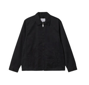 Veste de travail en toile vintage à la mode pour hommes avec doublure matelassée-Tenue de rue d'extérieur pour hommes - Product Image 1