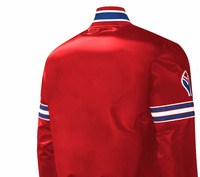 Blouson Bomber Satin 100% Polyester Homme Femme – Ensemble Blouson Bomber Varsity Haute Qualité pour Homme avec Patchwork