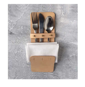 Venta caliente de cuero Cuchara Titular Organizador Cocina Cubiertos de cuero Cuchara Titular Organizador de utensilios a un precio razonable - Product Image 2