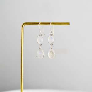 925 Silver Vintage Dangle <b>Earrings</b> for Women Handmade Designer's Excellent Amethyst Gemstone Natural Oval Teardrop Weddings - Product Image 4