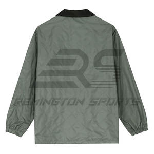 เสื้อโค้ชของผู้ชายเสื้อแจ็คเก็ตโค้ชไซส์ใหญ่พิเศษเสื้อโค้ทแบบลำลองกันน้ำ - Product Image 5