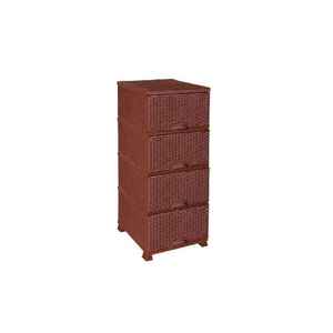 Szekrény rattan 4 fiókos sterk - Product Image 1