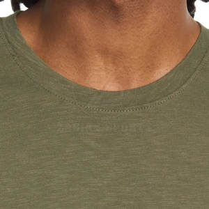 Camiseta Básica de Corte Ajustado para Hombre, Ligera, de Poliéster/Algodón, Manga Corta, Uso Diario, Diseño Liso, Alta Calidad, Secado Rápido, Transpirable - Product Image 5