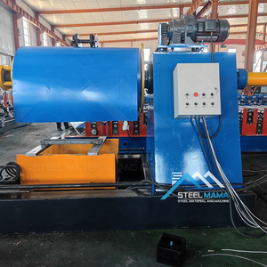 10ตัน decoiler ไฮดรอลิกสำหรับม้วนเหล็กสีที่นิยมเครื่องโลหะและโลหกรรมที่มีการโหลดรถ - Product Image 3