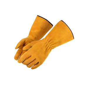 Heavy Duty Hiver Casual 14 Pouces Résistant À La Chaleur En Cuir De Vache Split Écologique Respirant Longue Sécurité Travail Gants De Soudage pour - Product Image 1