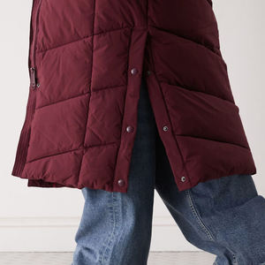 Chaqueta de Invierno Ajustable con Cierre Frontal de Tela con Memoria, Transpirable, de Manga Larga, Precio al por Mayor 2026, Chaquetas Acolchadas Largas OEM - Product Image 2