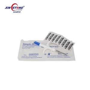 RFID tiêm động vật vi mạch 7/8/12mm 134.2kHz FDX-B vật nuôi cấy ống tiêm theo dõi ID ngựa gia súc vật nuôi con chó vi mạch - Product Image 1