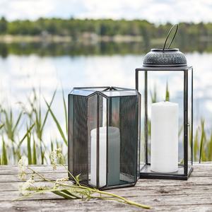 Handmade Indian Classical Style Metal Glass <b>Pillar</b> <b>Candle</b> Holders Christmas Decorative Jars for Weddings Events Home Decoration - Product Image 1