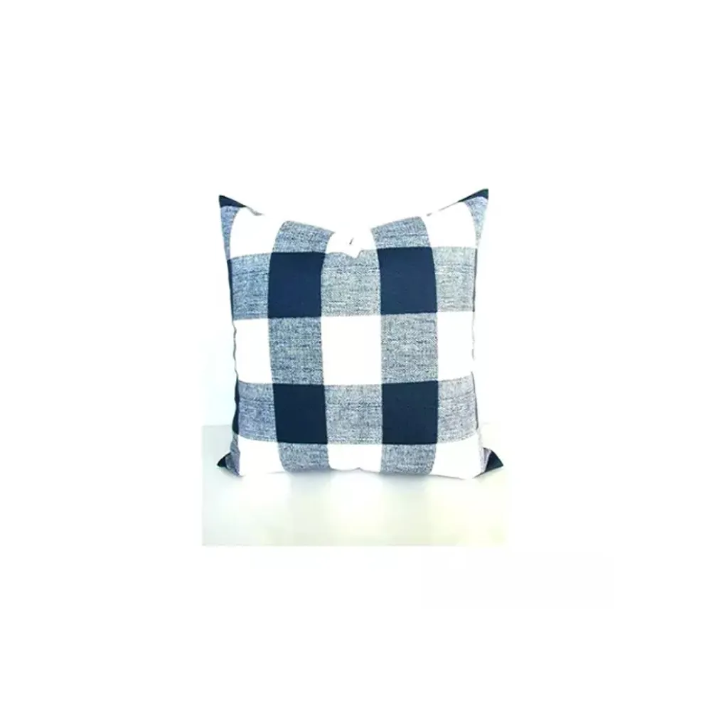 Sarung bantal Dan sarung bantal kustom desain terbaru mewah 100% sarung bantal Sofa katun murni dengan Label pribadi