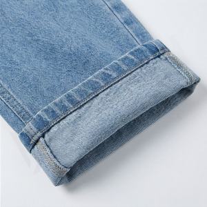 Pantalones Vaqueros de Mujer, Cintura Alta, Corte Ajustado, Pierna Recta, Transpirables, Color Personalizado, Ropa Casual de Calle - Product Image 5