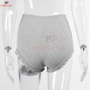 Ropa de Yoga personalizada desgaste algodón botín corto gimnasio Yoga pantalones cortos para mujeres mejor venta precio calidad Fitness botín corto - Product Image 3