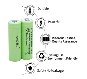 Yohcell 600mAh AA có thể sạc lại Ni-MH pin cho sử dụng hàng ngày trong đèn pin điện tử tiêu dùng đồ chơi - Product Image 3