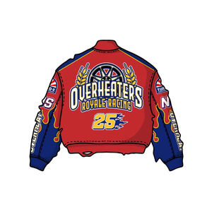 Bomber personnalisé de haute qualité en cuir avec manches chenille et broderie en laine Vestes de basket-ball Vestes de baseball Vestes universitaires de course d'université - Product Image 2