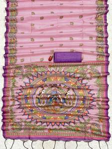 Sarees de Seda Banarasi de Primera Calidad, Elegantes para Fiestas y Uso Diario con Hermoso Tejido, Disponibles a Precio de Mayoreo - Product Image 2