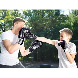 Diseñe sus propios guantes de boxeo al mejor precio al por mayor Guantes de boxeo de entrenamiento de cuero Pu Guantes DE BOXEO - Product Image 5