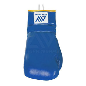 Gants de boxe en cuir réglables AFIFA WEARS pour hommes pour l'entraînement MMA - Couleur/taille/logo personnalisables, haute qualité, anti-humidité - Product Image 4