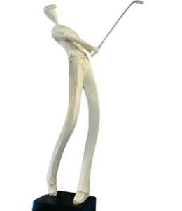 Sculptures d'art abstrait moderne faites à la main en fibre de polyéthylène, écologiques et durables, pour décoration intérieure, style contemporain, table, salon, anniversaire - Product Image 1