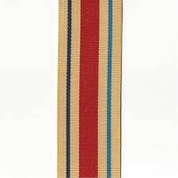 Vente en gros OEM de rubans de médailles à rayures classiques Awards Custom Made Moire Ribbon avec des couleurs personnalisées
