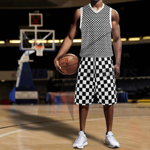 Factory Wholesale Custom Premium Athlete Uniforms Breathable Summer Basketball Team Set Plus Size Printed Sublimation Shorts T - Product Image 2