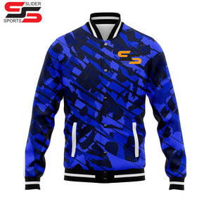 Abrigo universitario de bombardero de béisbol personalizado para hombre, ropa de calle bordada para exteriores, chaquetas de invierno Letterman 2026 - Product Image 1