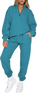 2024 survêtement respirant pour femmes pantalons de survêtement à séchage rapide joggers ensemble unisexe vêtements de sport 360G coton polaire sweats à capuche costume OEM - Product Image 4