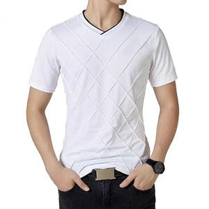 T-shirt pour homme 100% coton, séchage rapide, coupe ample, épaules tombantes, avec motif imprimé de haute qualité, couleur rouge, imprimé, tailles grandes - Product Image 1