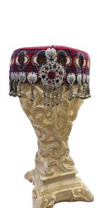 Barrette à cheveux traditionnelle afghane, broderie florale faite à la main, accessoires de cheveux ethniques vintage en tissu, vente en gros - Product Image 4