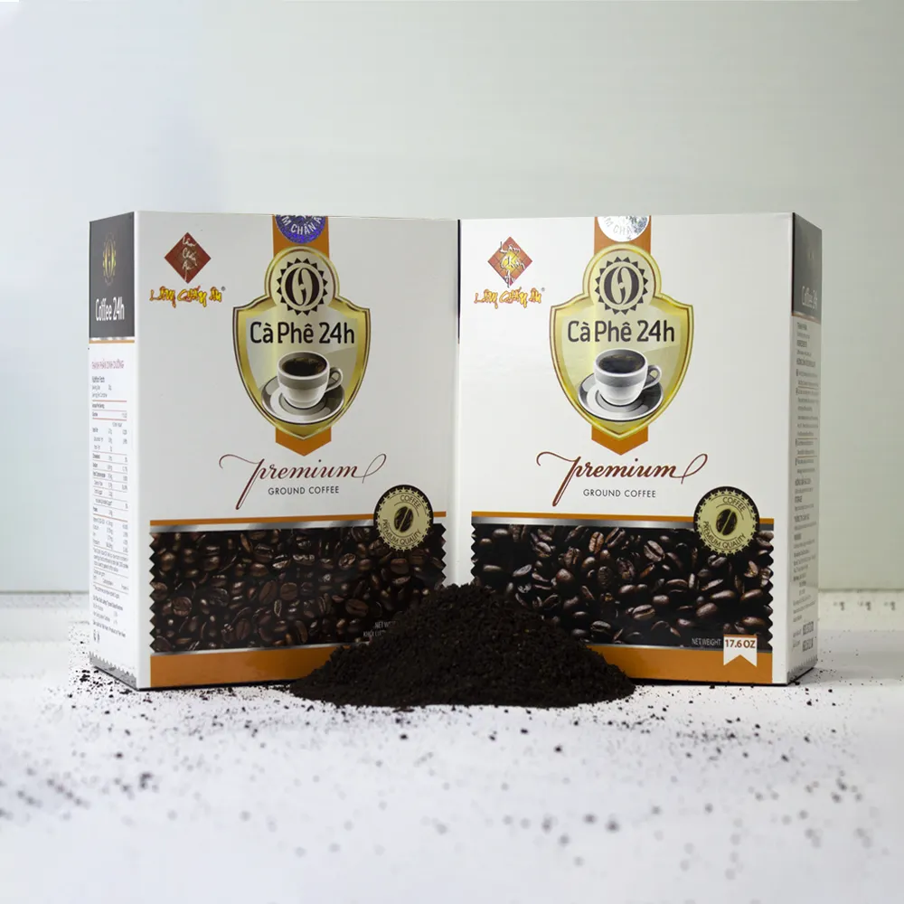 Poudre de café ODM/ OEM prix raisonnable ingrédients alimentaires sans produits chimiques et conservateurs café noir sain kaffee facile à utiliser